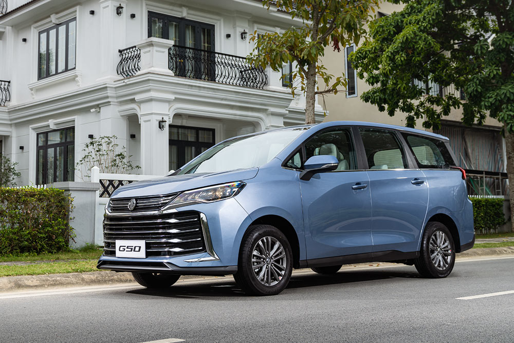Tổng thể ngoại thất MG G50 dáng MPV