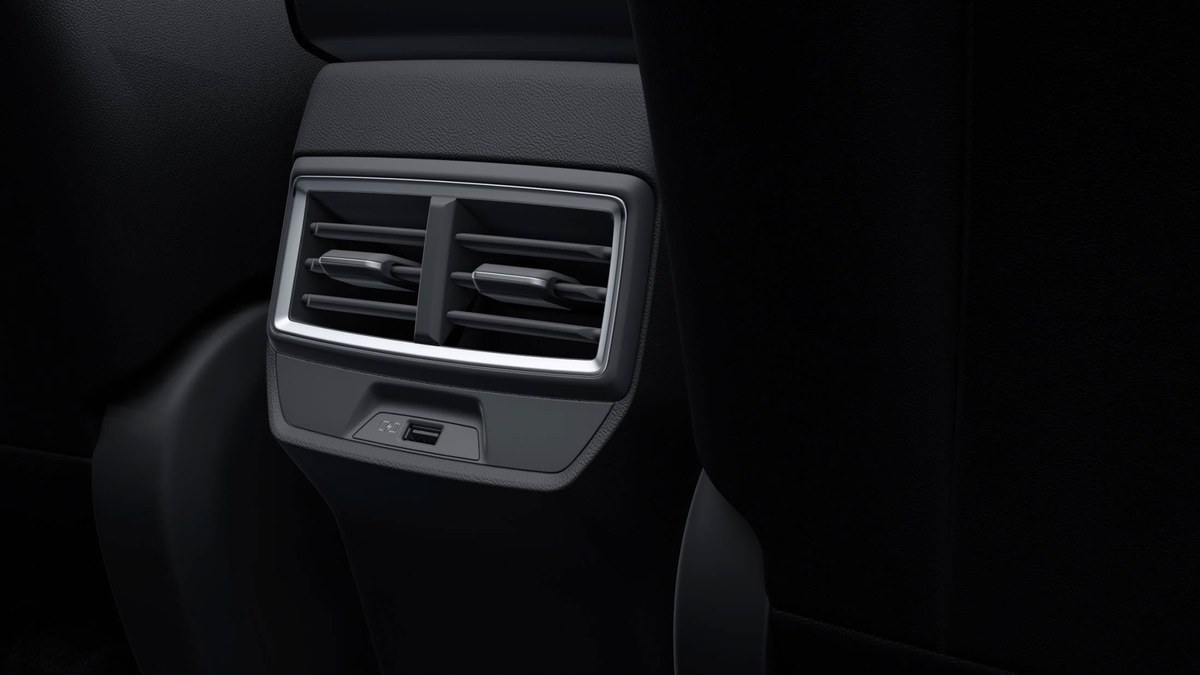 Cửa gió hàng ghế sau của MG All New ZS